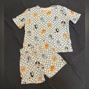 VGUC Snug Bugs Co Bluey & Bingo Pajama Set